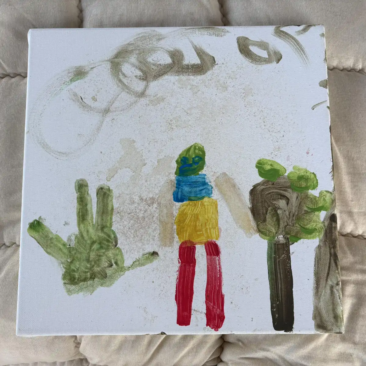 Description of the visual elements in art piece 1